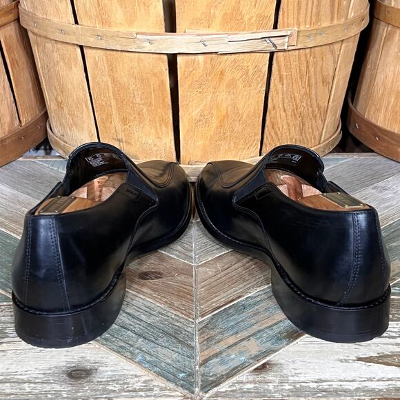 Clarks Bostonian Nantasket Step Black Leather Slip-On Loafers Mens Size 9.5 - Picture 8 of 12